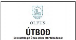 22.11.2017 Sveitafélagið Ölfus. Fráveita -Iðnaðarsvæði á Hafnarsandi