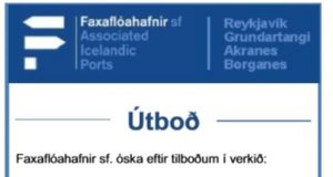 02.02.2019 Gamla höfnin Vesturbugt og Ægisgarður Handrið og landgangspallur 2019