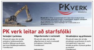 PK verk leitar að starfsfólki
