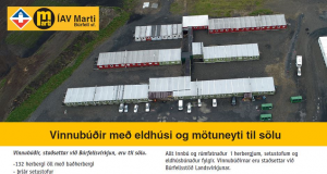 Vinnubúðir ÍAV Marti Búrfell frá Búrfellsvirkjun eru til sölu