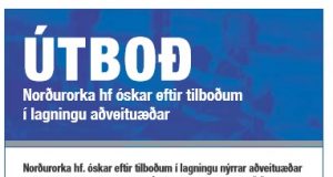 26.03.2019 Norðurorka Lagning nýrrar aðveituaðæðar milli Hjalteyrar og Akureyrar