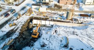 Svona er staðan á nýja fimleikahúsinu við Vesturgötu á Akranesi