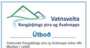 07.05.2019 Vatnsveita Rangárþings ytra. Lækjarbotavatnsveita – stækkun