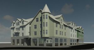 Bygging hótels á Akureyri frestast vegna Wow