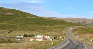 Suðurverk ehf hefur hafið framkvæmdir í Ísafjarðardjúpi.