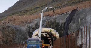 Framvinda við Dýrafjarðargöng