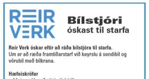 Reir Verk óskar eftir bílstjóra til starfa