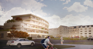 Falla frá hugmyndum um hótel á Byko-reitnum