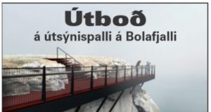 30.10.2019 Bolungarvík. Bygging útsýnispalls á Bolafjalli