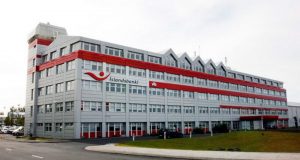 Hafa sótt um að rífa Íslandsbankahúsið