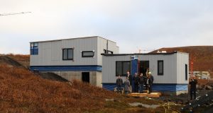 Leiguíbúðir rísa hratt við Hádegisskarð