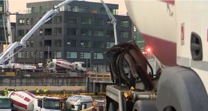 190 ferðir með um 1.500 rúmmetra af steypu