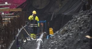 Gróf fyrir dreni en sást svo ei meir