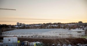 Nýtt íþróttahús ÍR tekur á sig mynd í Mjódd