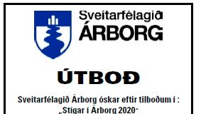 02.03.2020 Sveitafélagið Árborg. Stígar í Árborg 2020