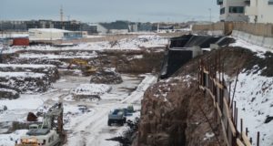 Jarðvegsframkvæmdir fyrir nýjan meðferðarkjarna LSH