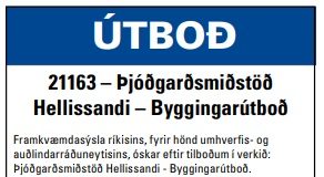 05.05.2020 Þjóðgarðsmiðstöð Hellissandi – Byggingarútboð