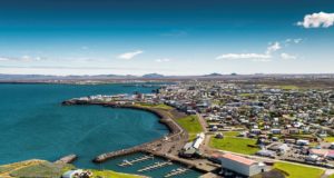 14.05.2021 Reykjanesbær, Umhverfissvið. Sóltún og Miðtún endurnýjun fráveitulagna