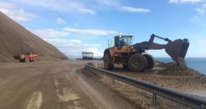 15.06.2021 Hringvegur um Þvottárskriður, hrunvarnir 2021