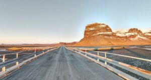 06.04.2021 Niðurrekstarstaurar fyrir brú á Núpsvötn