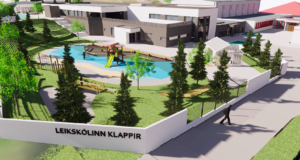 Framkvæmdir við leikskólann Klappir ganga vel