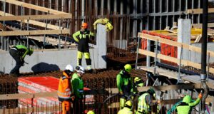 Uppsteypa í fullum gangi