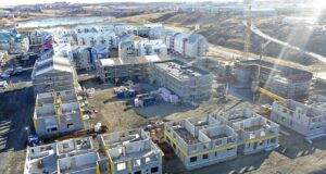 Risastór landfylling við Elliðaár