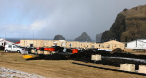 Mynd að komast á nýtt raðhúsahverfi í Áshamri Vestmannaeyjum