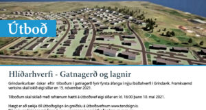 10.05.2021 Grindavíkurbær. Hlíðarhverfi – Gatnagerð og lagnir