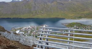 30.06.2021 Earth reinforcement system for avalanche defenses Seyðisfjörður