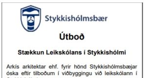 07.06.2021 Stækkun Leikskólans í Stykkishólmi