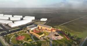 Svona mun nýr leikskóli við Skógarsel á Akranesi líta út