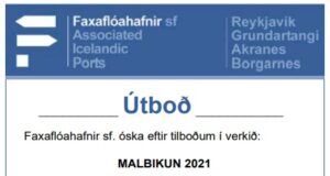 26.05.2021 Faxaflóahafnir sf. Malbikun 2021