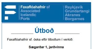23.06.2021 Faxaflóahafnir sf. Sægarðar 1, jarðvinna