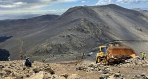 Ekkert leyfi veitt til framkvæmda við gosstöðvarnar