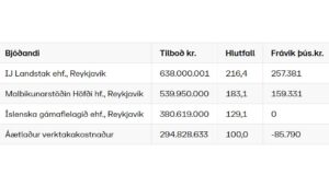 Opnun útboðs: Vetrarþjónusta: Reykjanesbraut – Suðurnes 2021 – 2024 (EES)