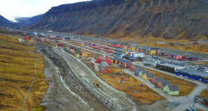 Hnit hannar snjóflóðavarnir á Svalbarða