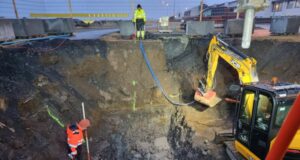 Framkvæmdum við nýja skólpdælistöð á Seltjarnarnesi miðar vel áfram