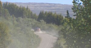 Óvarlegar sprengingar við vegagerð í Borgarfirði