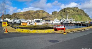 Framkvæmdir við höfnina í Vestmannaeyjum