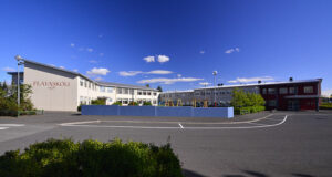 18.06.2025 Garðabær. Niðurrif hluta af Flataskóla