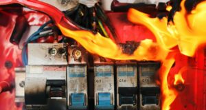 Eldri raflagnir og brunahætta vegna hleðslu rafbíla