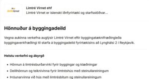 13.04.2025 Hönnuður á byggingadeild