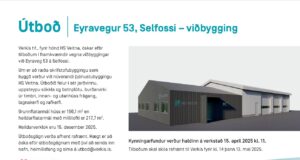 13.05.2025 HS Veitur. Eyravegur 53, Selfossi – viðbygging