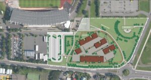 Skólaþorpið í Laugardal: Syðri innkeyrslunni lokað og 256 bílastæði fjarlægð