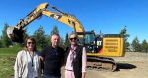 Fyrsta skóflustungan að Hagasteini, nýjum leikskóla á Akureyri