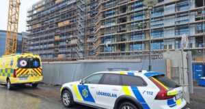 Vinnuslys við Suðurlandsbraut