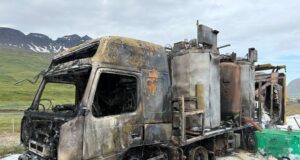 Ökumaðurinn slapp naumlega: Þrjú þúsund lítrar af olíu um borð