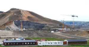 Byggja baðstað í fjallinu