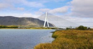 Undirbúa steypuvinnu fyrir nýju Ölfusárbrúna